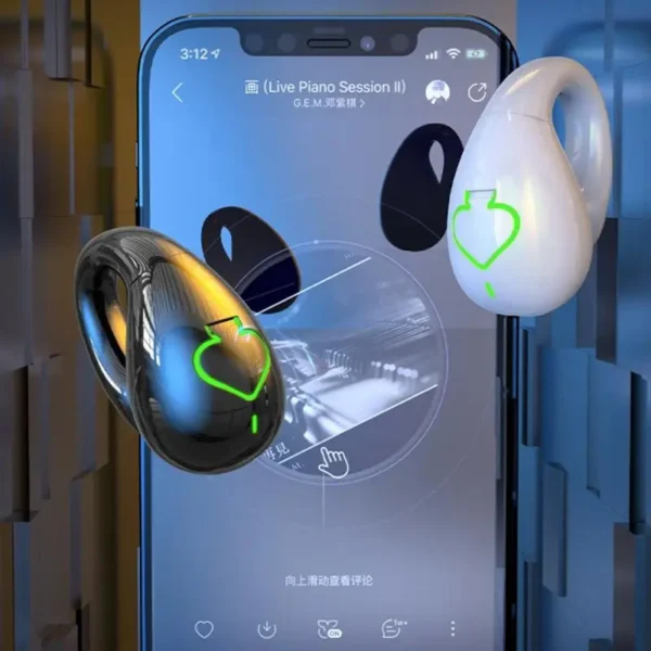 1~10pcs long endurance sports headphones intelligent noise reduction wireless business clip on ear movement consumer electronics